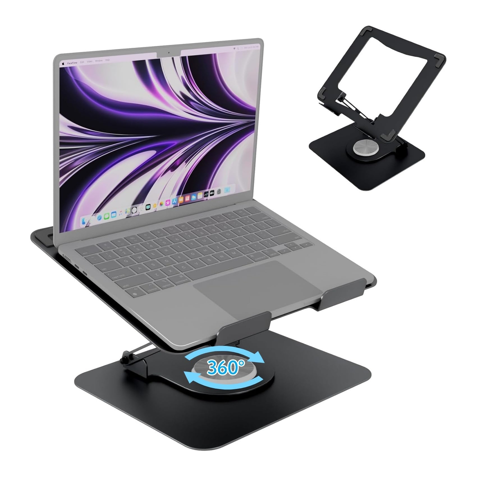 Adjustable 360 Rotating Portable Laptop Stand for Desk and Workstation