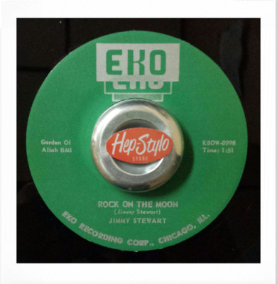 45Re JIMMY STEWART  ''Rock On The Moon / Please be Mine'' Great Rockabilly Bopper 