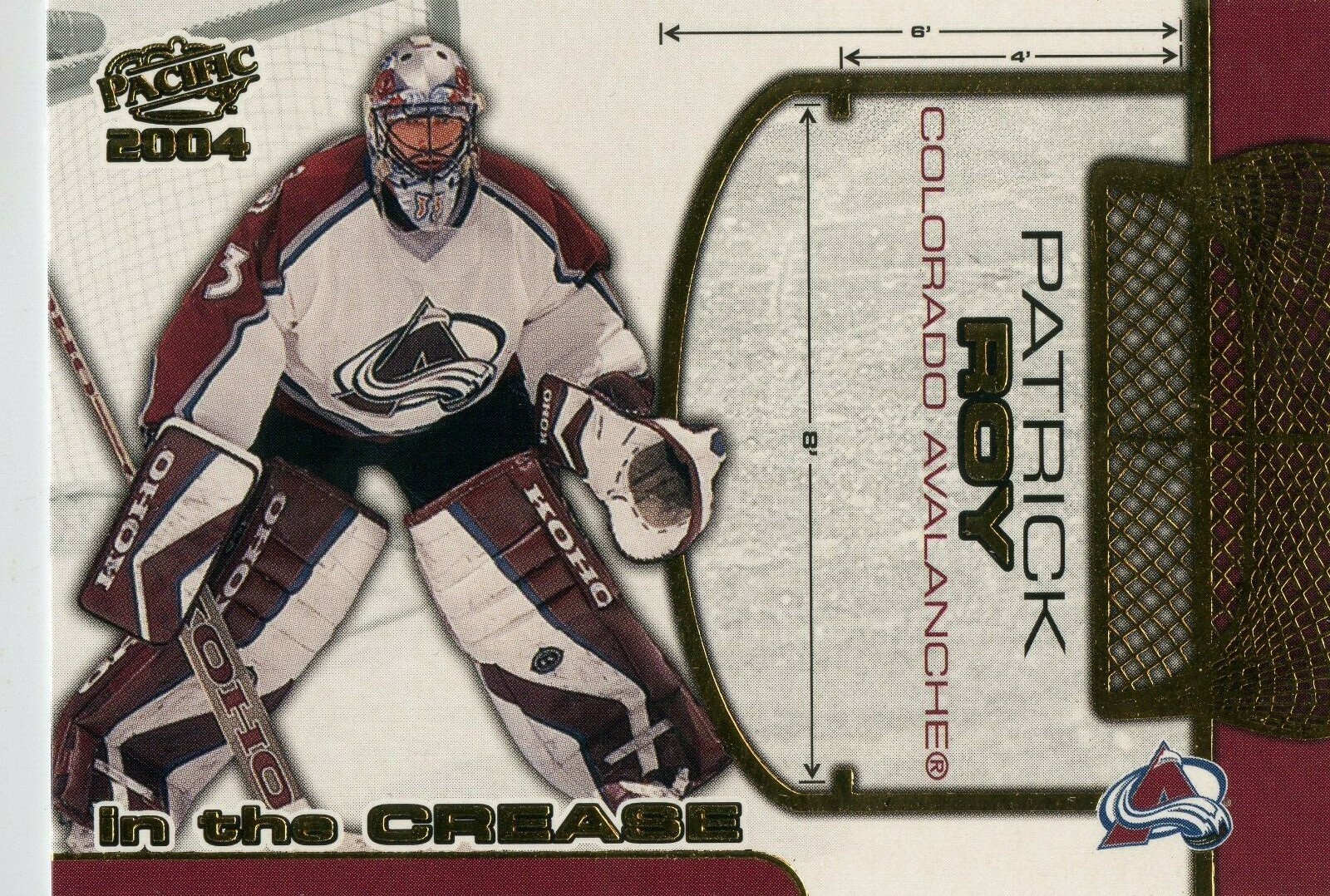  2003-04 Pacific In the Crease #3 Patrick Roy