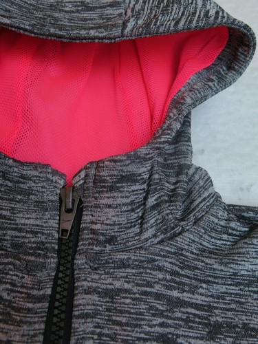 Nike Little Girls Therma Dri-Fit Full-Zip Grey Hoodie - Size 4 - NWT MSRP$44.00 - Picture 3 of 10