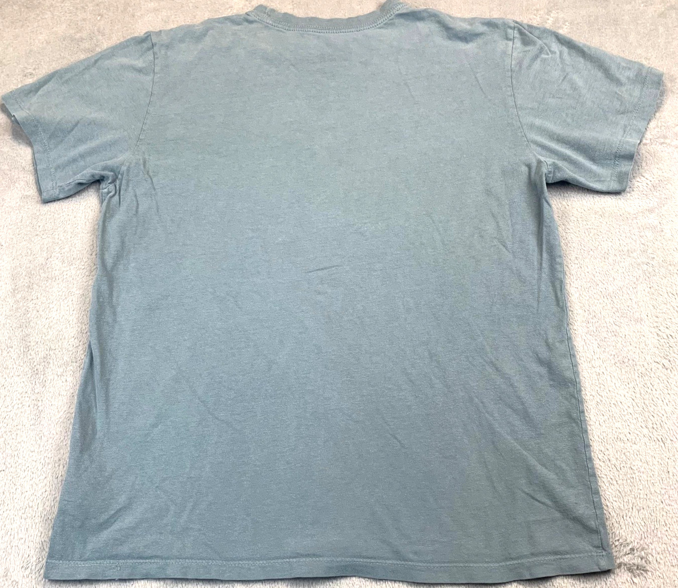 The North Face Men’s T-Shirt Medium Blue Half Dome Logo Tee 100% Cotton thumbnail 3