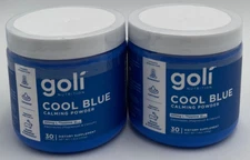 Goli Cool Blue Calming Powder 60 Servings 1/2026 Exp. 2 NEW Sealed