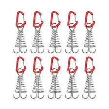 Octopus Deck Peg 10pcs/set Stainless Steel Tent Accessories Board Peg Spiral
