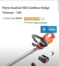 Image of Flymo EasiCut 450 Cordless Hedge Trimmer - 18V