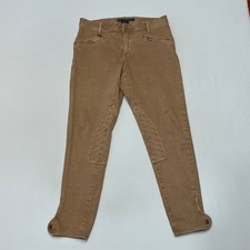 Ralph Lauren Sport Womens Equestrian Style Khaki Riding Skinny Leg Pants size 30