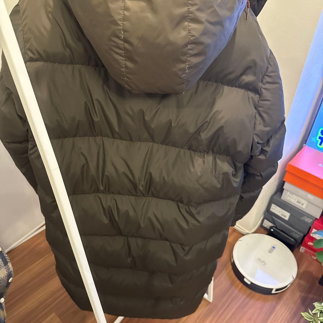 Dark Brown Schott Down Jacket, Size Large - image 10