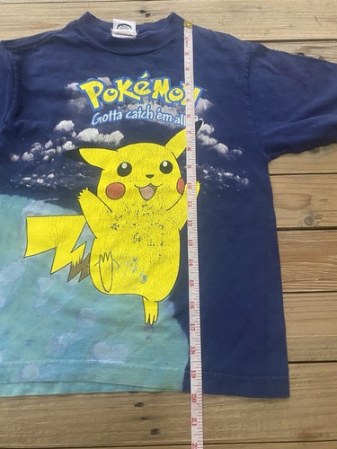 Vintage 2000s Pokémon Shirt Nintendo Tie Dye Size 6-7 Kids Game - Picture 7 of 7