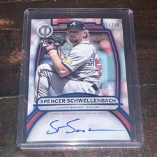 2025 Topps Tribute Spencer Schwellenbach Auto Rookie RC Blue #55/150 #TA-SS