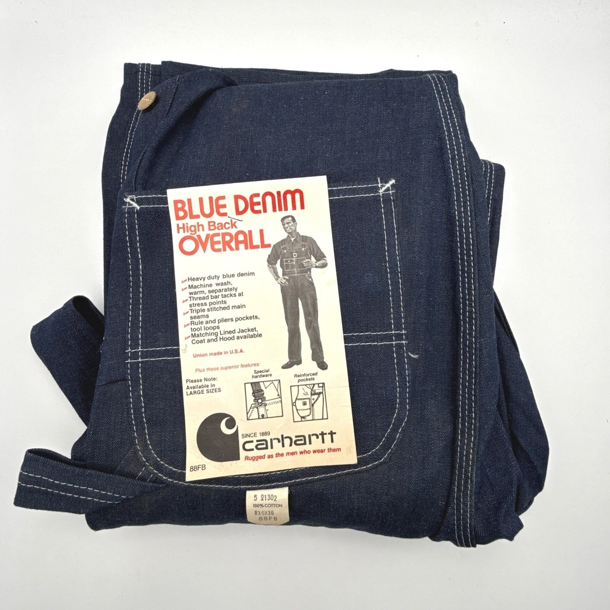 carhartt denim overalls products for sale | eBay