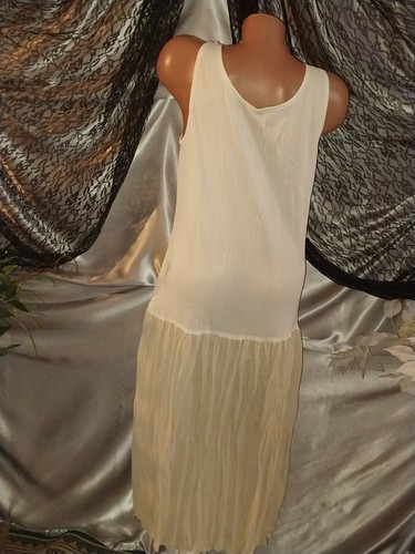 VESTIDO DE COLECCIÓN SEDOSO DROW CINTURA GRUNGE HIPPIE ETHEL CAIN ESTILO ESQUE NYLON de gran tamaño - Imagen 3 de 6
