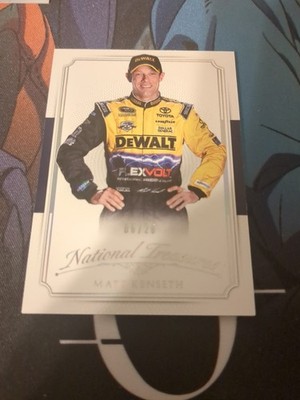 2018 Panini National Treasures MATT KENSETH Holo Silver SP /20