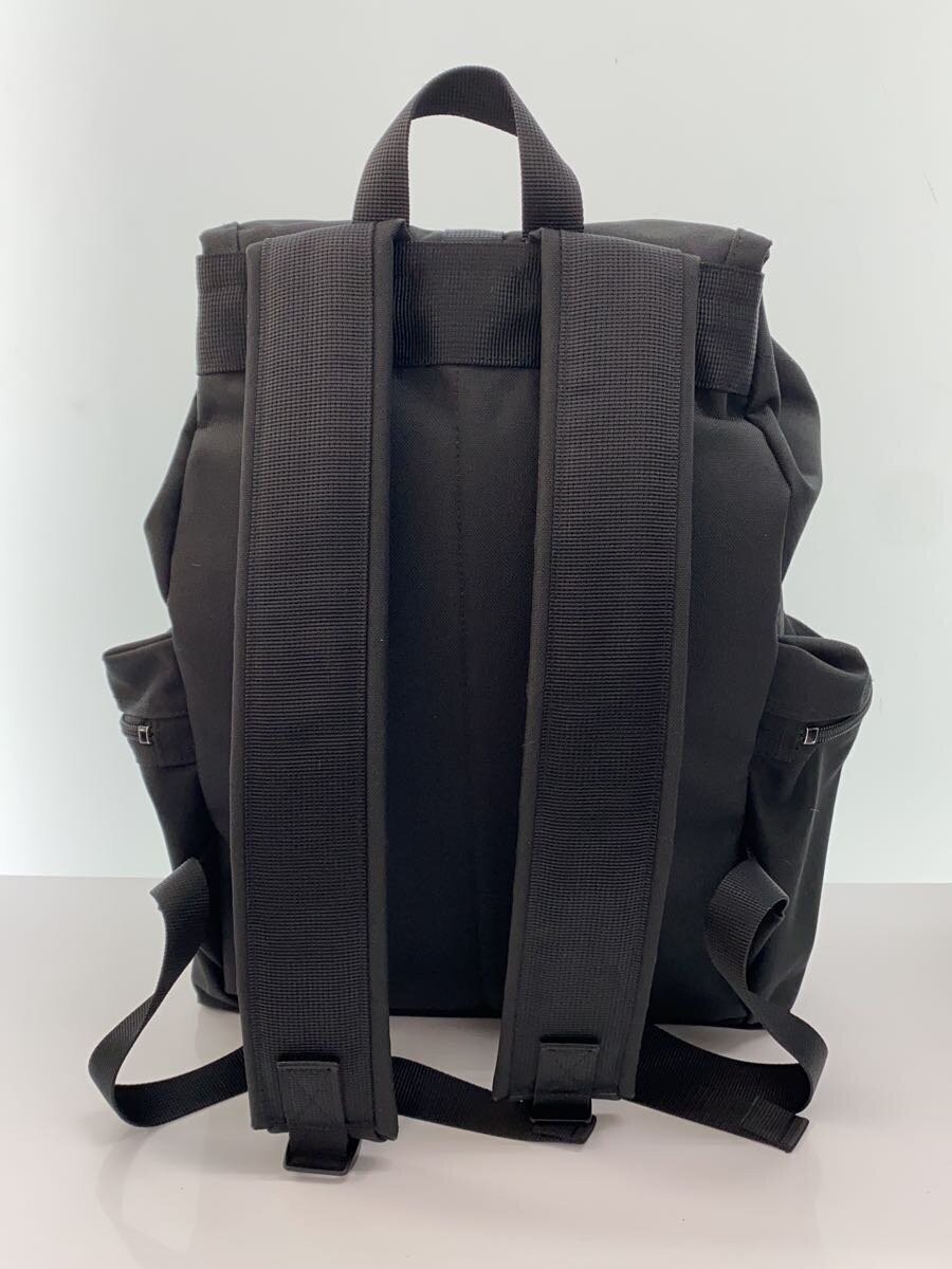 PORTER UNION Backpack Black Polyester Plain Used … - image 3