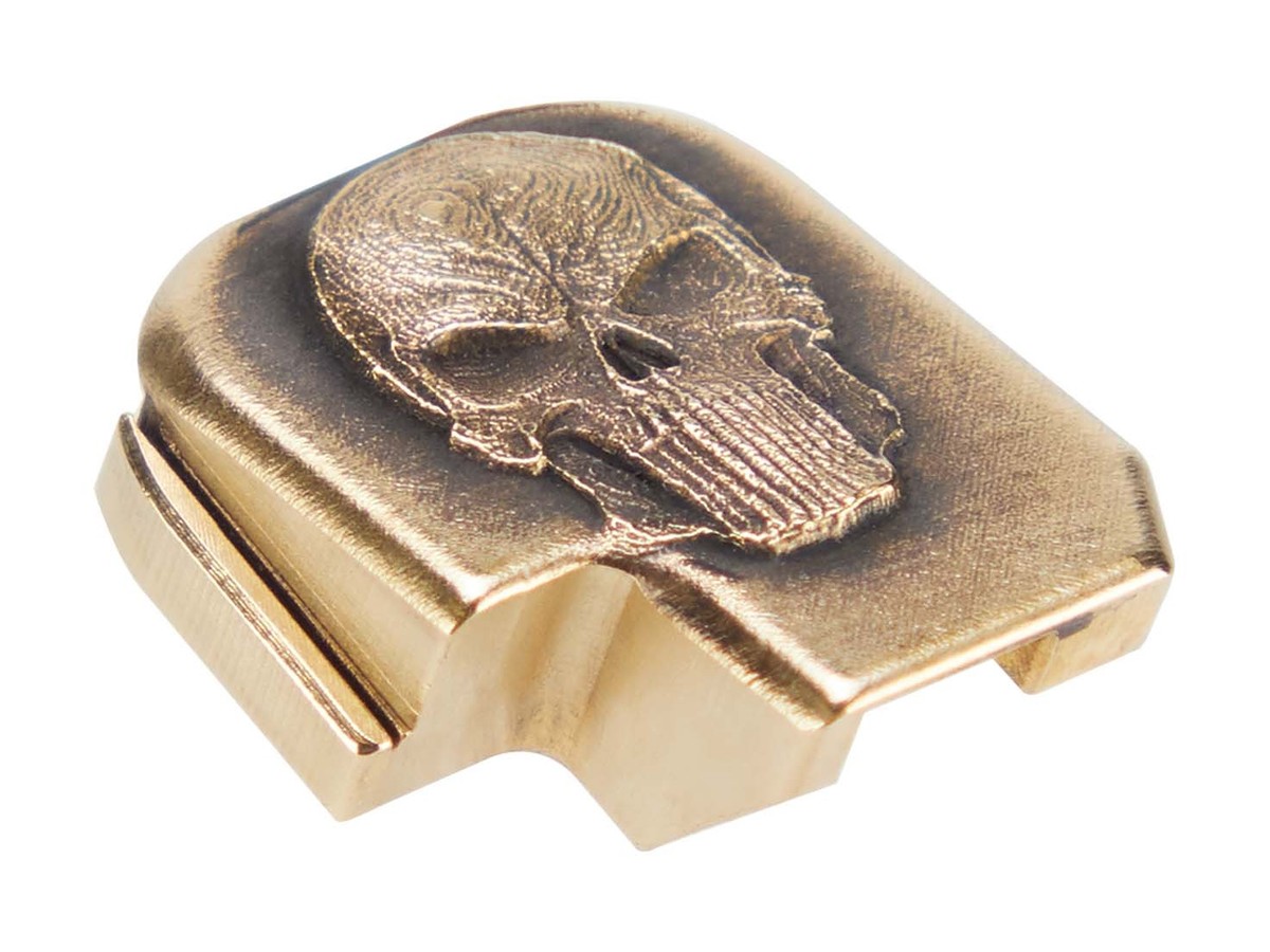 NDZ Sig P365 P365XL X Macro Fuse Brass Slide Cover Back Plate 3D