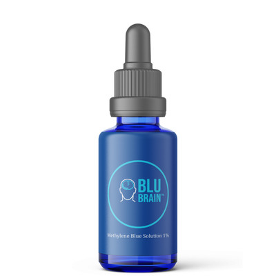 Blu Brain Premium Blue Solution 30ml | UK Made | Third-Party Tested | USP Grade