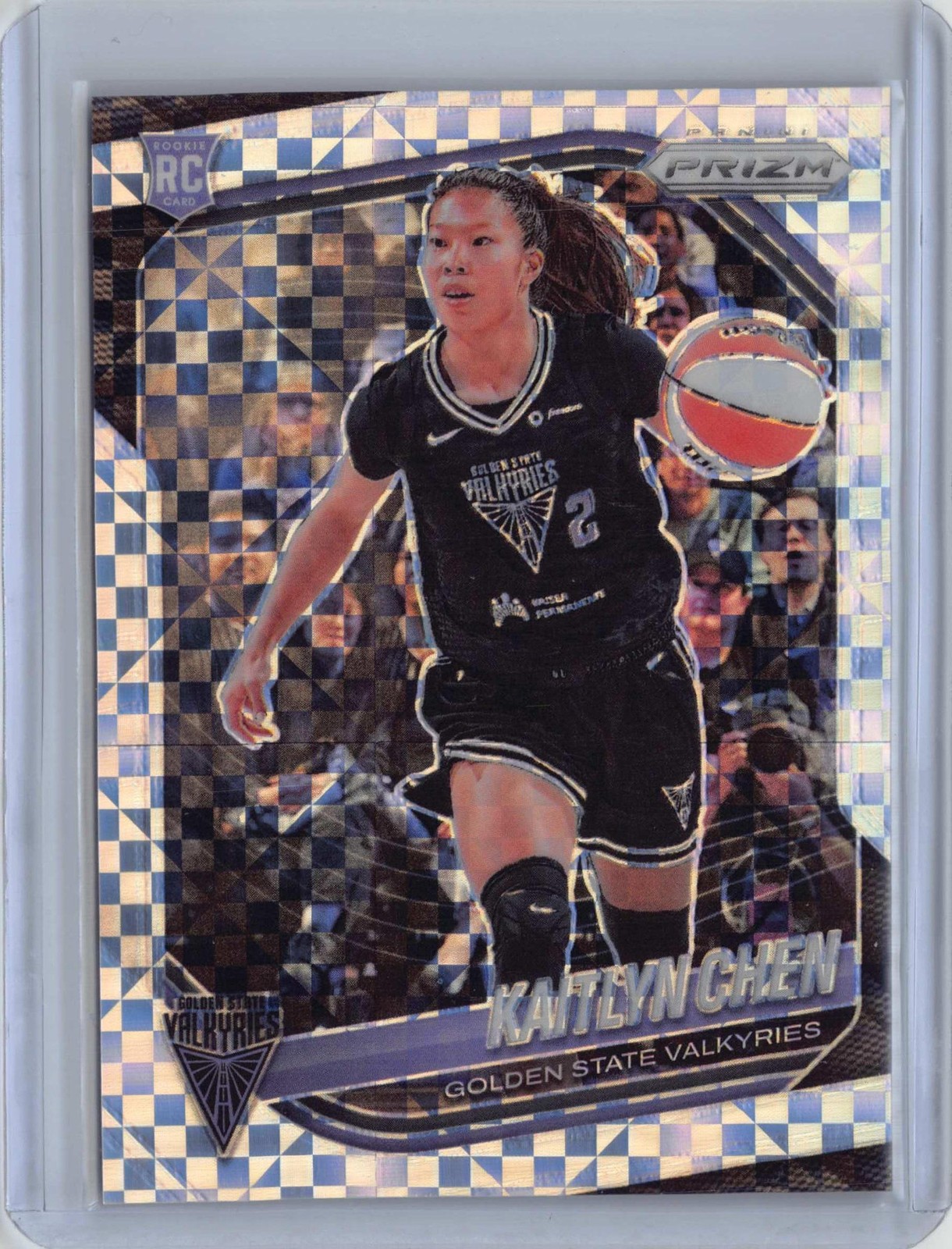 2025 Panini Prizm WNBA #100 Kaitlyn Chen Checkerboard Prizms