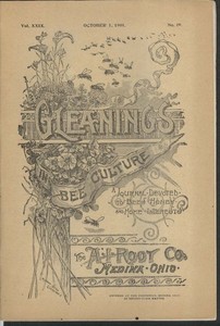 Gleanings in Bee Culture 10/1 1901 Medina OH