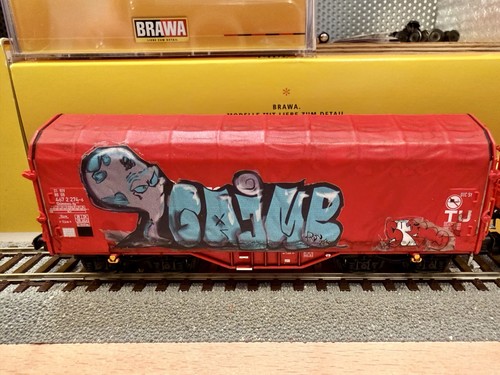 Piko 58362 2er Set Schiebeplanenwagen Graffiti DB AG Neu H0 ohne OVP | Zustand: Neu