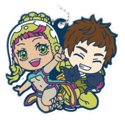 GNOSIA mini Rubber Keychain DR#1 Comet & Chipie 2026 TAKARA Japan