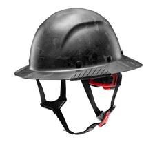 Lift Safety Forged Carbon Fiber Dax Hard Hat, Full Brim, Matte