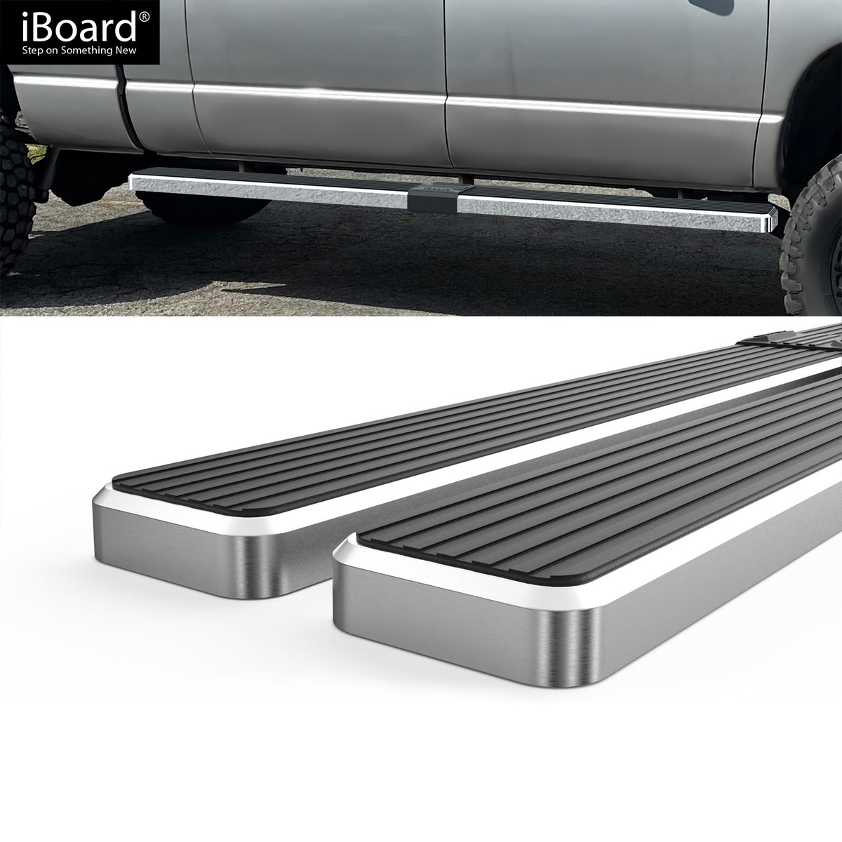 APS Polished Stainless Steel Steps Fit Dodge Ram 1500 2500 3500