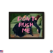 Maximalist Wall Decor Large Art Print, Vintage Portrait Black Framed 12"x16"