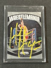HULK HOGAN 2024 PANINI PRIZM WWE SIGNED AUTOGRAPHED CARD