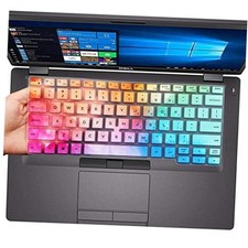 Keyboard Cover for Dell Latitude 5400 5401 5411 7400 14 Inch with Colorful