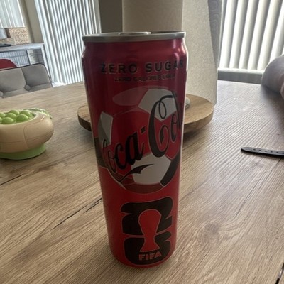 Coca-Cola Zero Sugar FIFA World Cup Collectible Red Soda Can