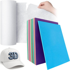 30 Pcs 9  X12  Large Embroidery Foam 3D Puffy Foam 3MM with 1 Roll 12" X 50 Yd Te