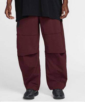 Nike Tech Woven ''Burgundy Crush'' Oversized  Pants HM7158-652 Men's Size Medium