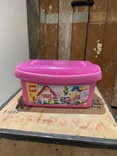 Lego Pink Brick Box Set 5560 Empty Storage Box With Lid 2006