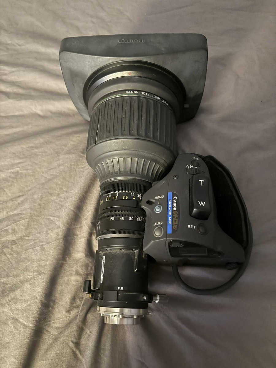 Canon IASD broadcast B4 mount TV lens