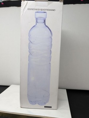 Seletti Estetico Quotidiano The SI Bottle Glass With Stopper Hand Blown Glass