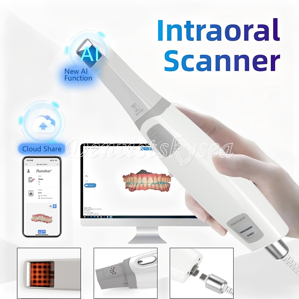 Dental USB Intraoral 3D Scanner CAD CAM High-Precision Imaging