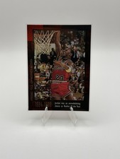 MICHAEL JORDAN 1999 UPPER DECK INSERT CARD WITH CASE CHICAGO BULLS AIR JORDAN