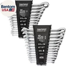 26Pc TIGHTSPOT Ratcheting Wrench Master Set - Metric & Inch/Sae Combination Size
