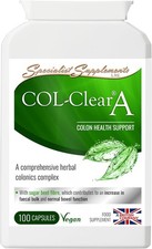 COL-Clear A Colon Health Support 100 Capsules Pack of 1