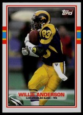 2013 Topps Archives #201 Willie Anderson SP Los Angeles Rams