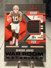 QUINSHON JUDKINS | 2025 Panini Absolute War Room Materials /115 #WRM-QJS Browns
