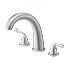 Roman Tub Faucet, 3 Hole Waterfall Bathtub Faucet, Gooseneck Bath Tubs Faucets S