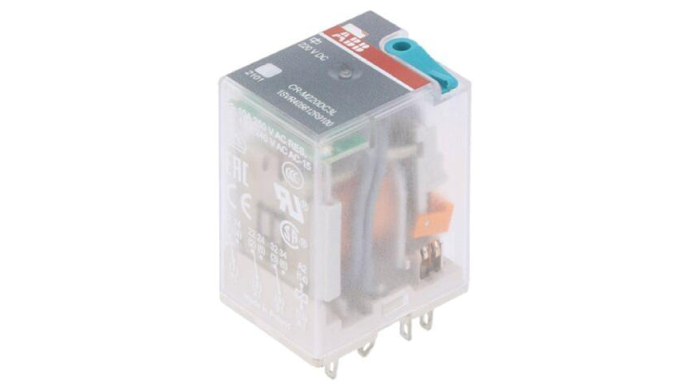 CR-M220DC3L Electromagnetic Relay, 3PDT, Coil Voltage: 220VDC, 250VAC Max /T2UK