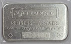 Vintage 1oz .999 Silver Serialized National Refiners Bar