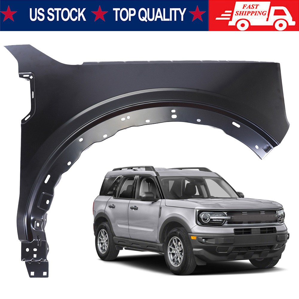 Front Right Side Fender For Ford Bronco Sport 2021-2023 Primed