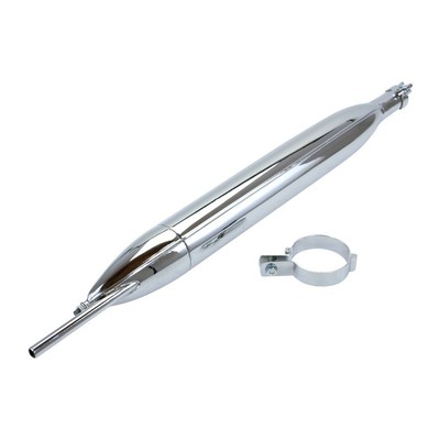 Auspuff Endschalldämpfer Schalldämpfer 27mm für Monark Moped Mokick Mofa