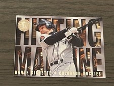 1995 Fleer Ultra Hitting Machine Gold Medallion Dante Bichette #3 Rockies