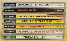 Sega Saturn Virtua Fighter 1 2 Remix Kids Mega Mix Vipers Blazing tornad 7 Games