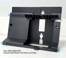 Polycom 2200-48843-003 Wall Mount VVX 450 LP Low Profile w Screws New Geniune