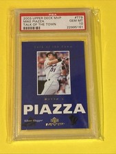 2003 Upper Deck MVP Talk of the Town Mike Piazza #TT9 PSA 10 - LA Dodgers