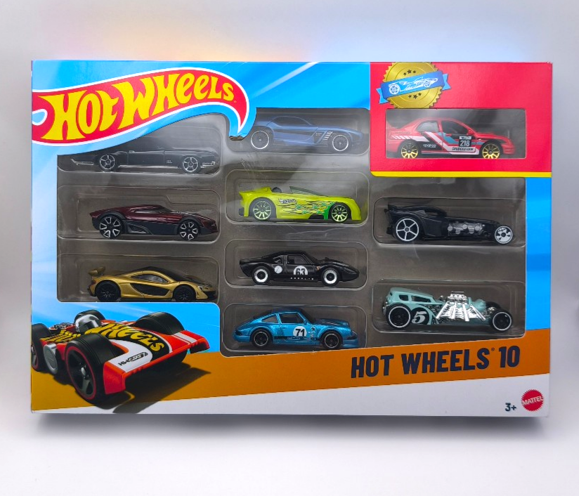 Hot Wheels 10er Pack Porsche McLaren Mitsubishi