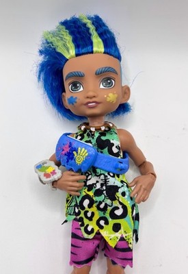 MATTEL CAVE CLUB ACTION FIGURE~FASHION DOLL~SLATE~10 INCHES~PREHISTORIC THEME